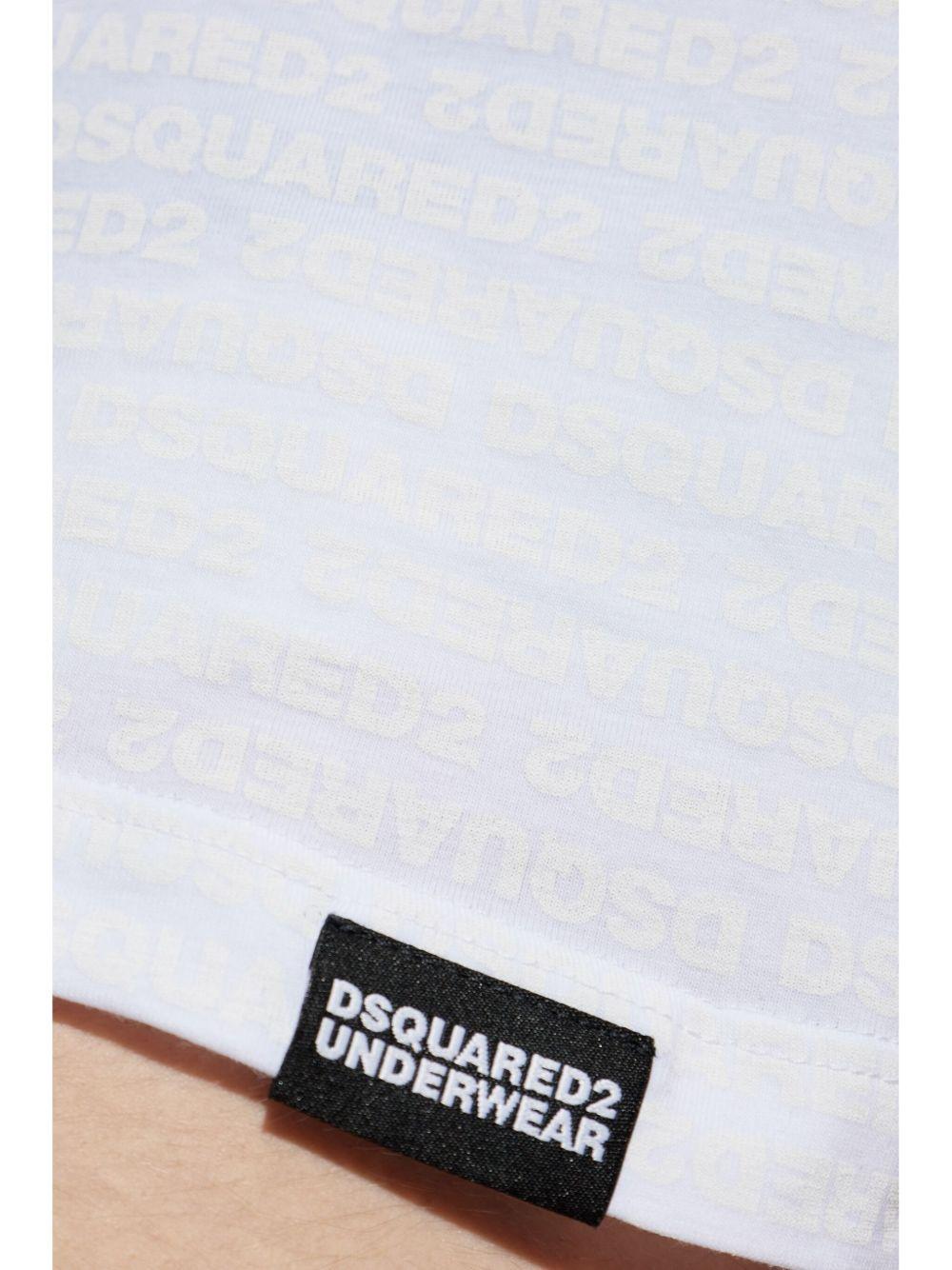 Set bianco logo all-over (2pz)