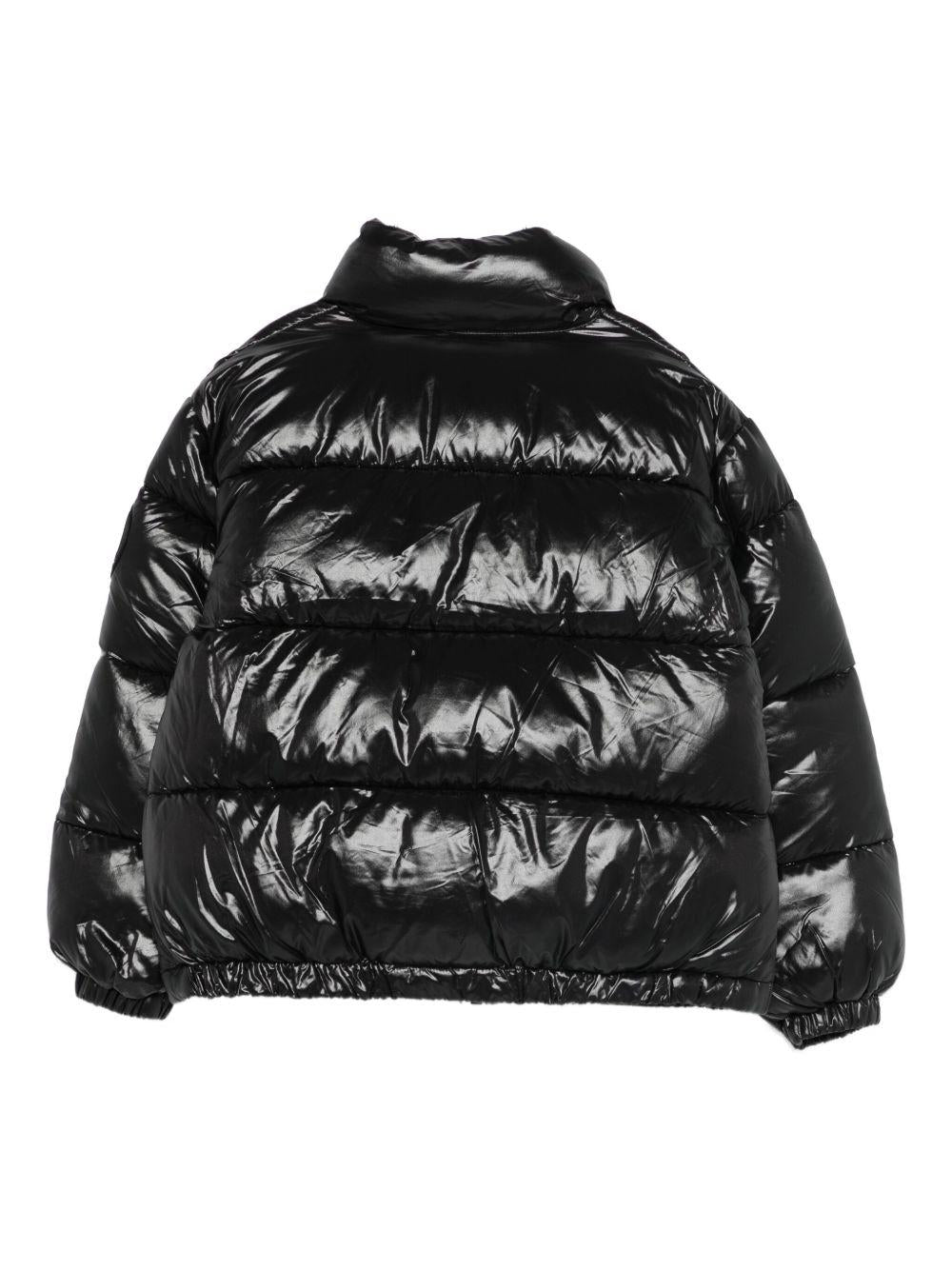 Giacca nera trapuntato collo alto bottoni J31326GLOVE21 10000 SAVE THE DUCK KIDS 