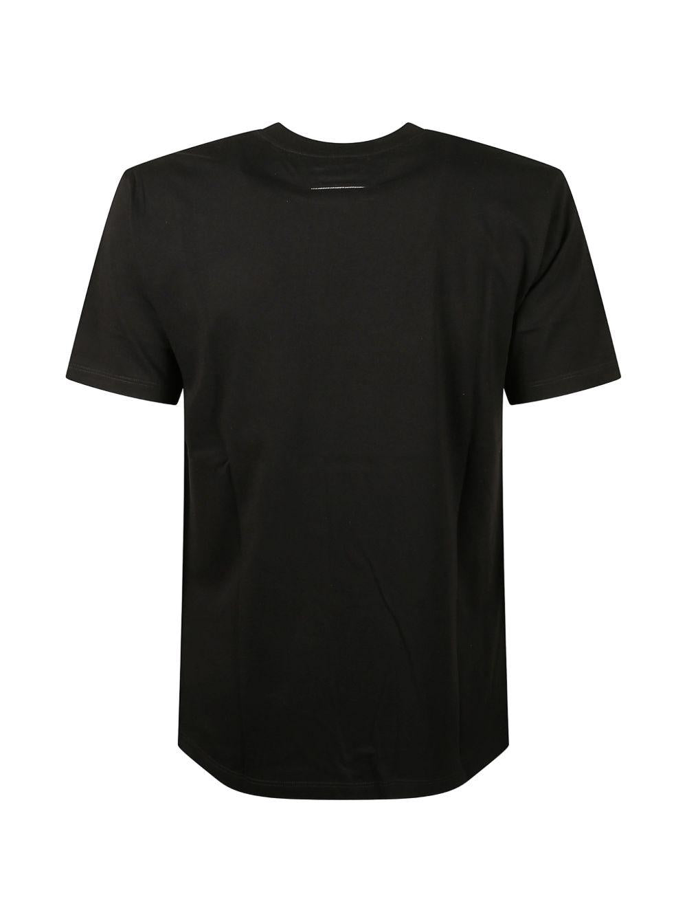 T-shirt in cotone girocollo SH0GC0067M20048 900 MM6 MAISON MARGIELA 