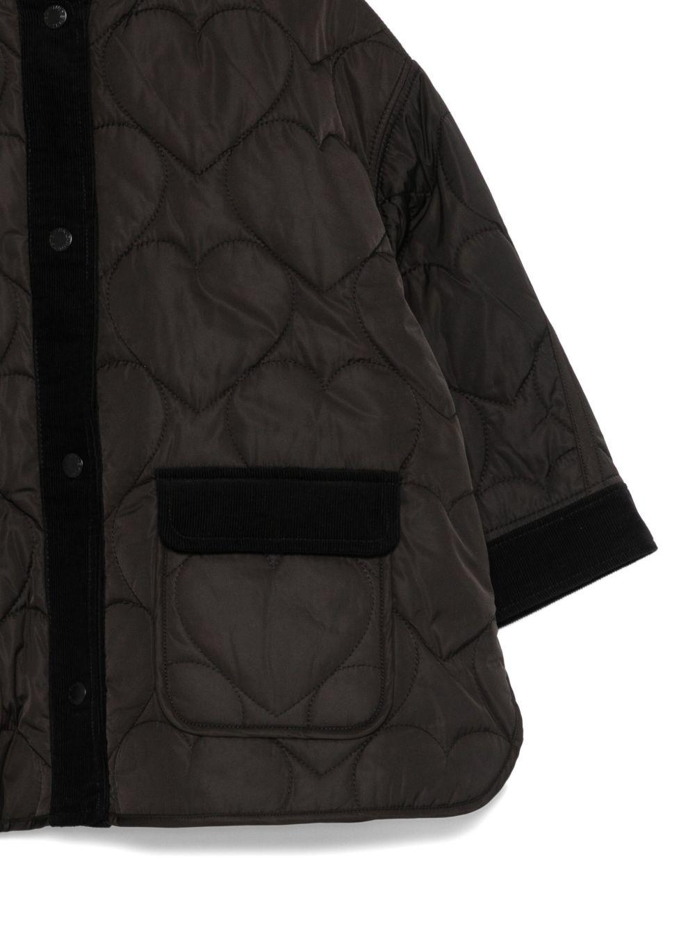 Giacca Trapuntata Nera con Tasche e Abbottonatura TX2B97Z0537 930 STELLA MCCARTNEY KIDS 