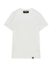 T-shirt basic mini etichetta fly bianca