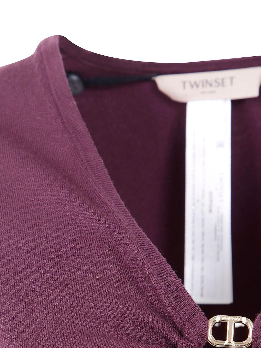 Abito Borgogna a Maniche Lunghe 252TP3140 05609 TWINSET 