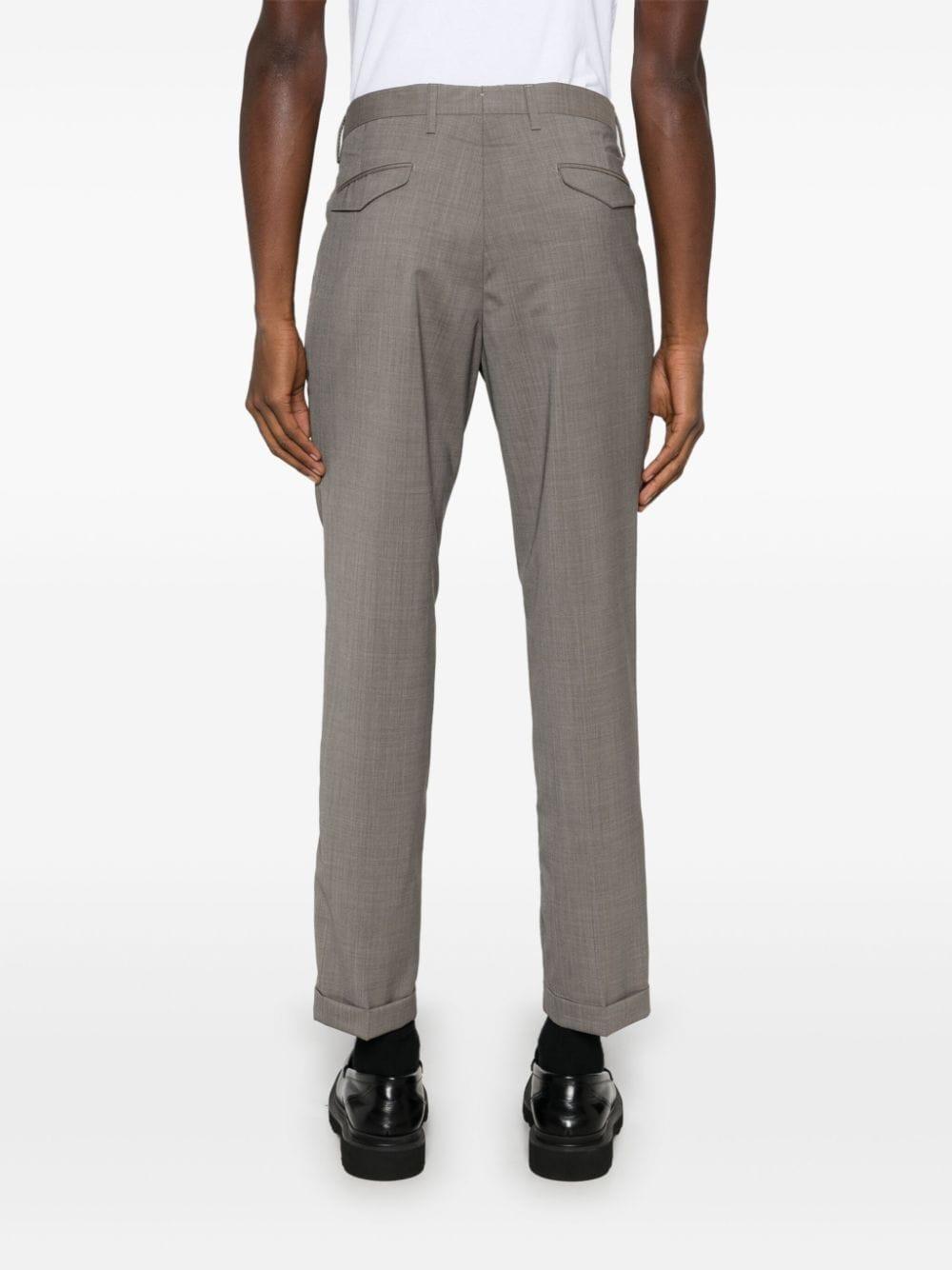 Pantalone tortora gamba affusolata BG21S324082 00036 BRIGLIA 