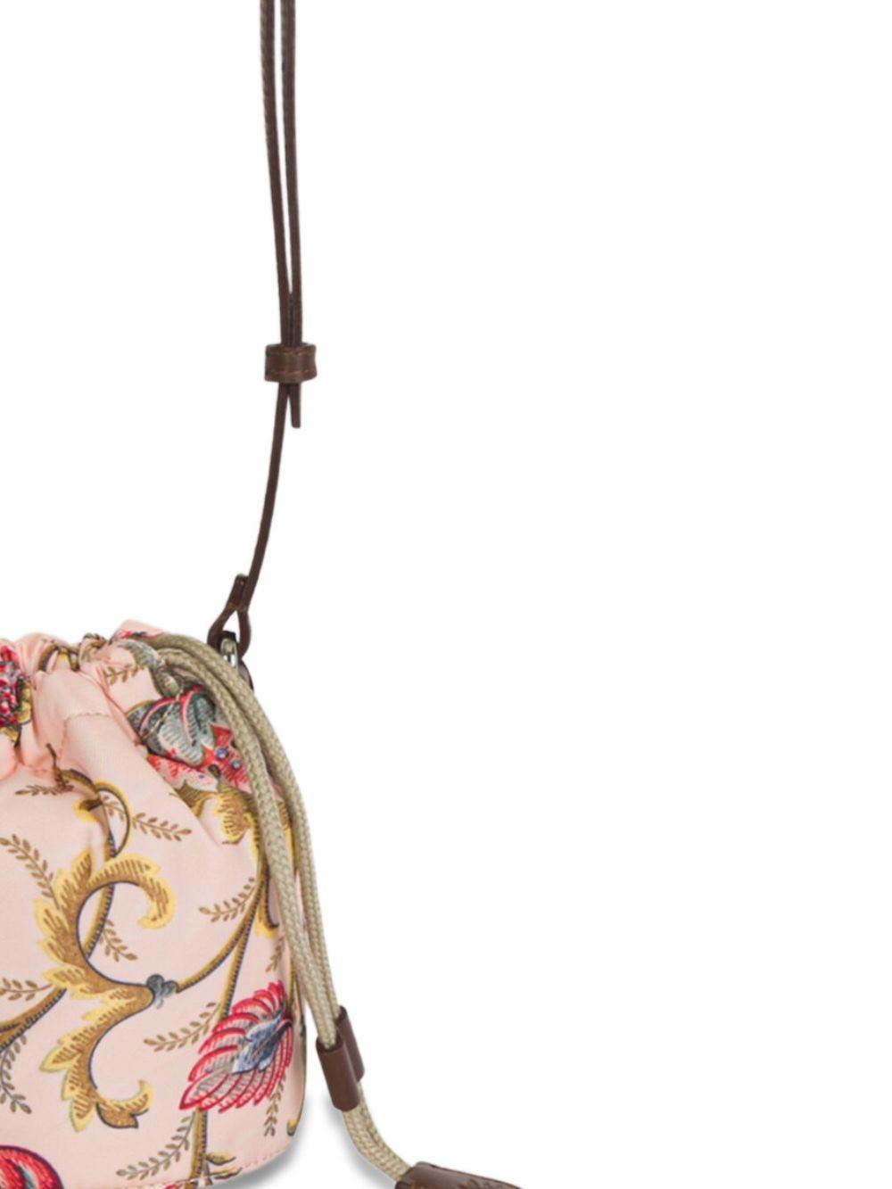 Borsa a secchiello con stampa floreale GY0B58N0432 458MC ETRO KIDS 