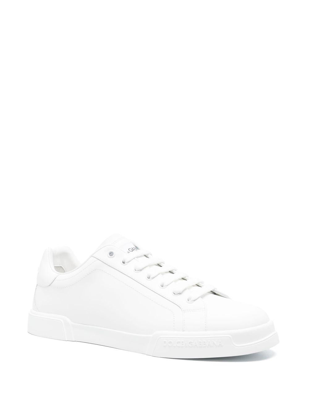 Sneakers Minimal in PellemNappa Bianca CS2332A1065 80002 DOLCE&GABBANA 