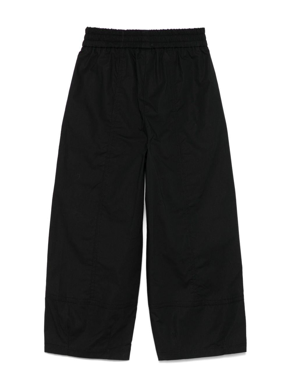 Pantalone cargo nero 41E4065132 0050 MONNALISA KIDS 