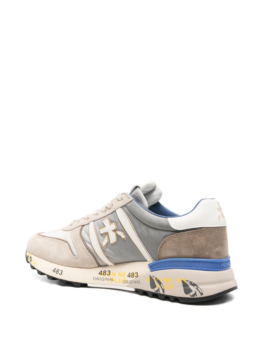 Sneakers low-top in pelle e tessuto con logo LANDER 8010 PREMIATA 