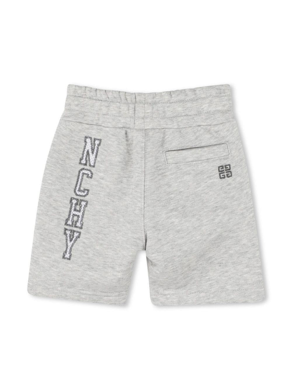 Bermuda grigio logato neonato