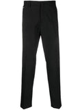 Men's Black Wool Trousers