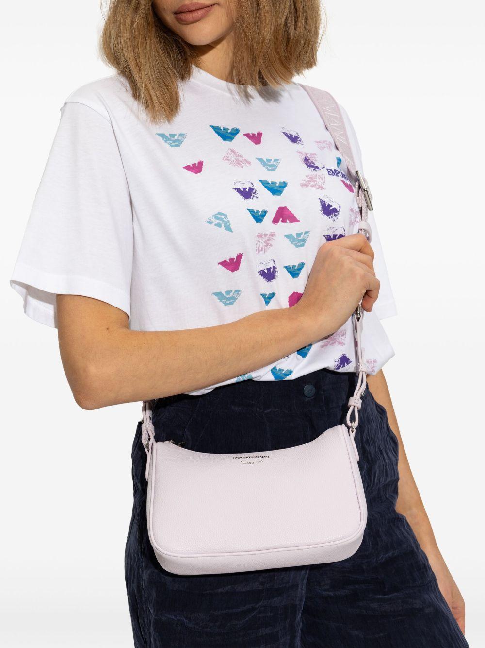 Borsa a spalla rosa stampa cervo EW000539AF12036 M4033 EMPORIO ARMANI 