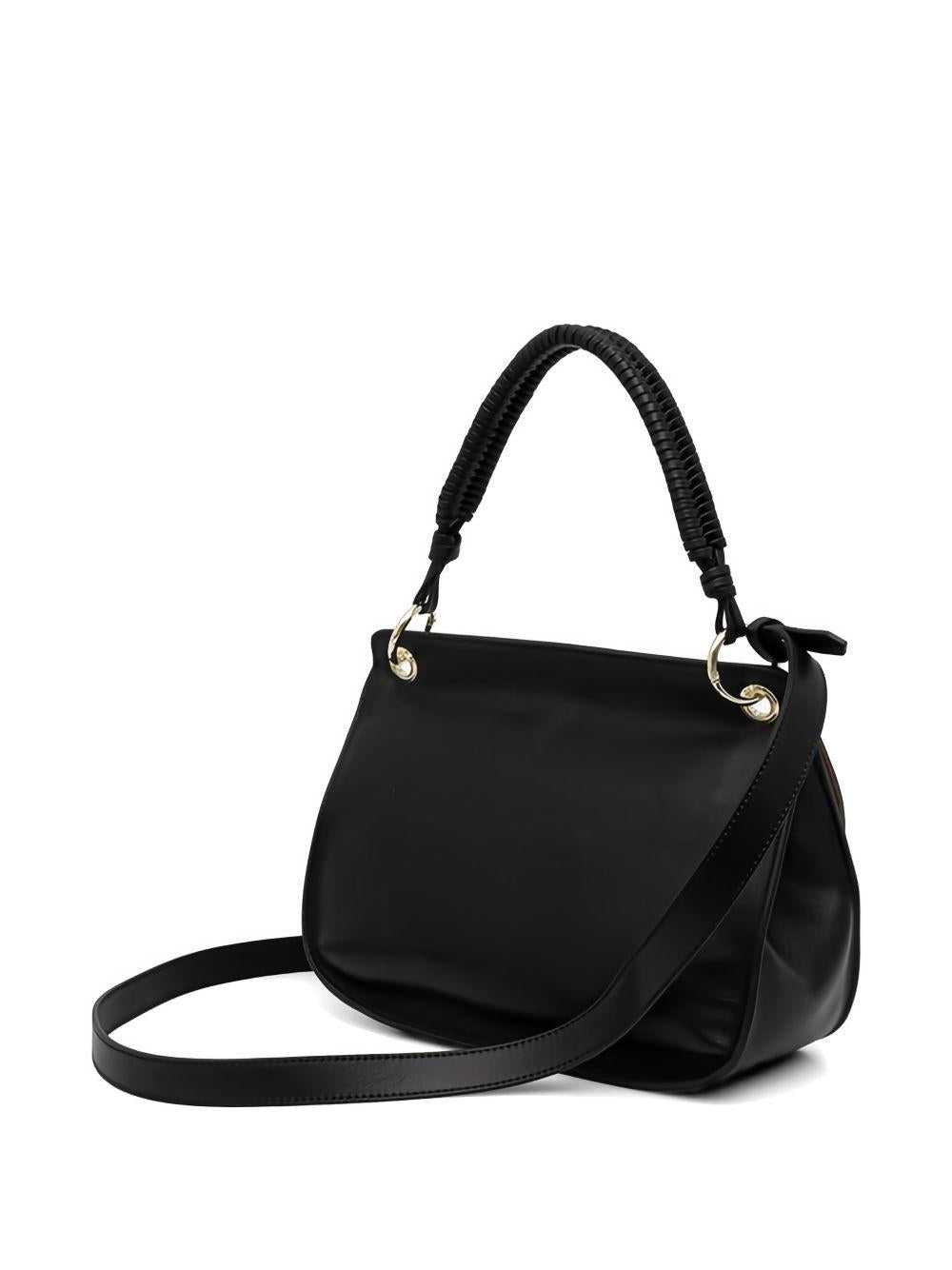 Borsa a mano in pelle con dettaglio mosca 8B0312L162 K103 PATRIZIA PEPE 
