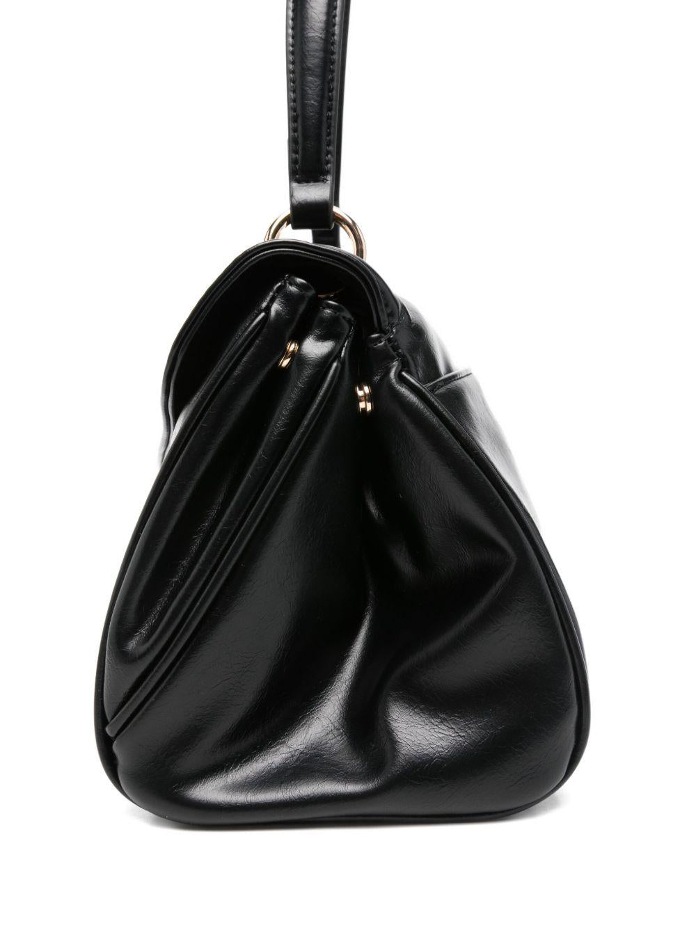 Borsa tote nera con fermaglio 252TD8052 00006 TWINSET 