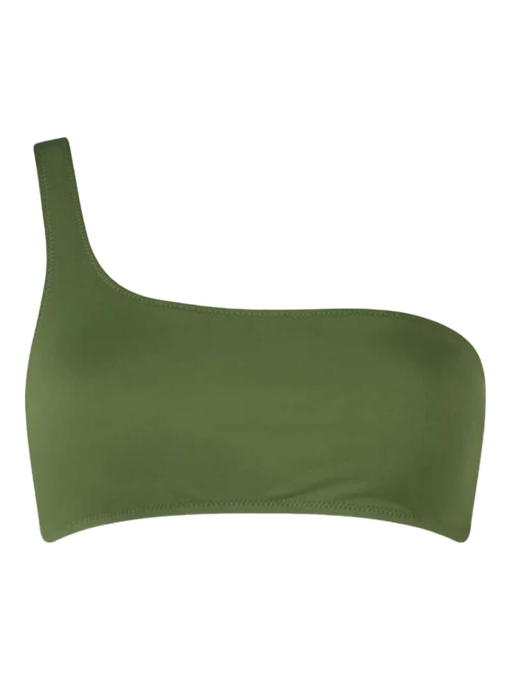Bikini a bralette monospalla verde militare Celestine Noelle CELE001NOE0001 00019H MC2 SAINT BARTH 