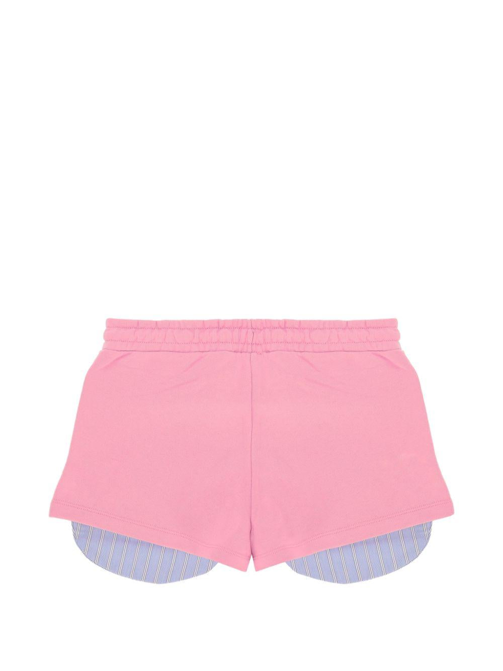 Shorts doppio strato con coulisse S6BKJGSH130 BW311 BARROW KIDS 