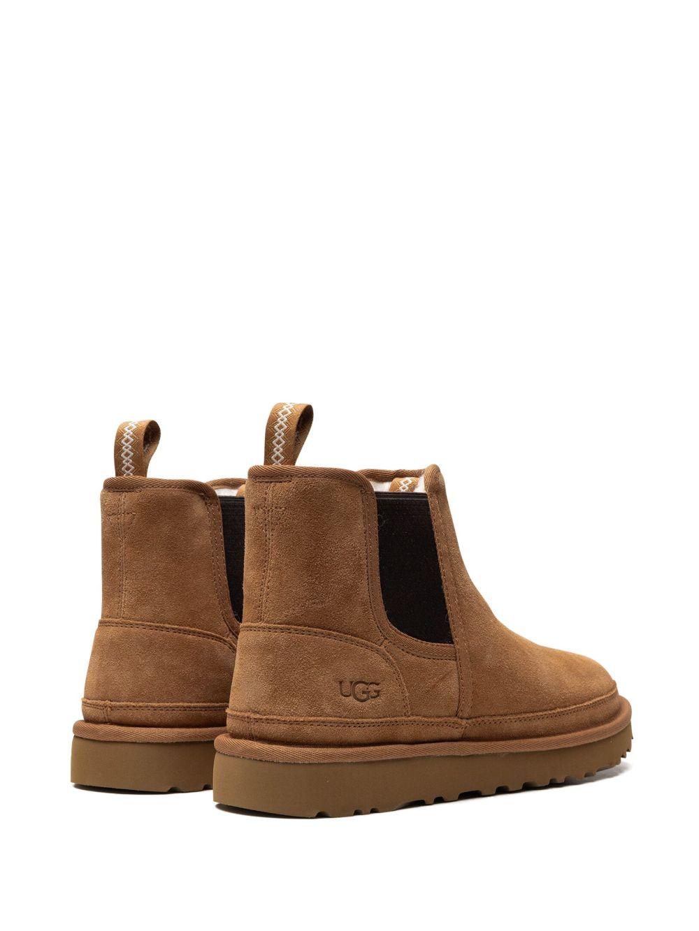 Stivaletti Chelsea Uomo in Pelle con Interno in Lana 1121644 CHE UGG 