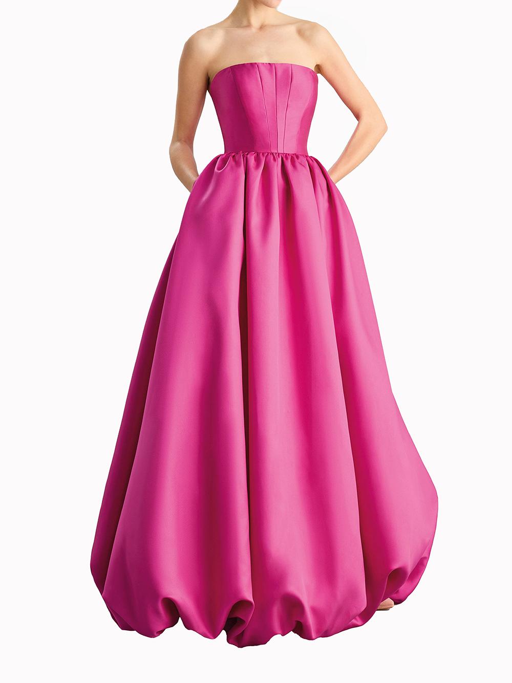 Abito Vieda fucsia VW224AL1 993 VERA WANG 