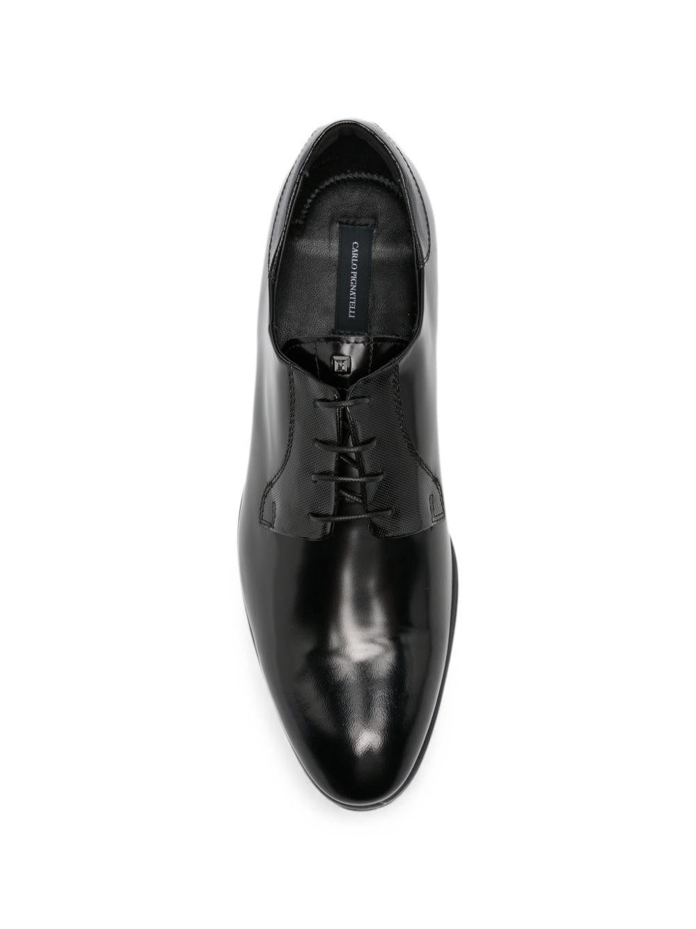 black Scarpa Nera Spazzolata Operata 46Z9488 SPAZZOLATO NERO CARLO PIGNATELLI 