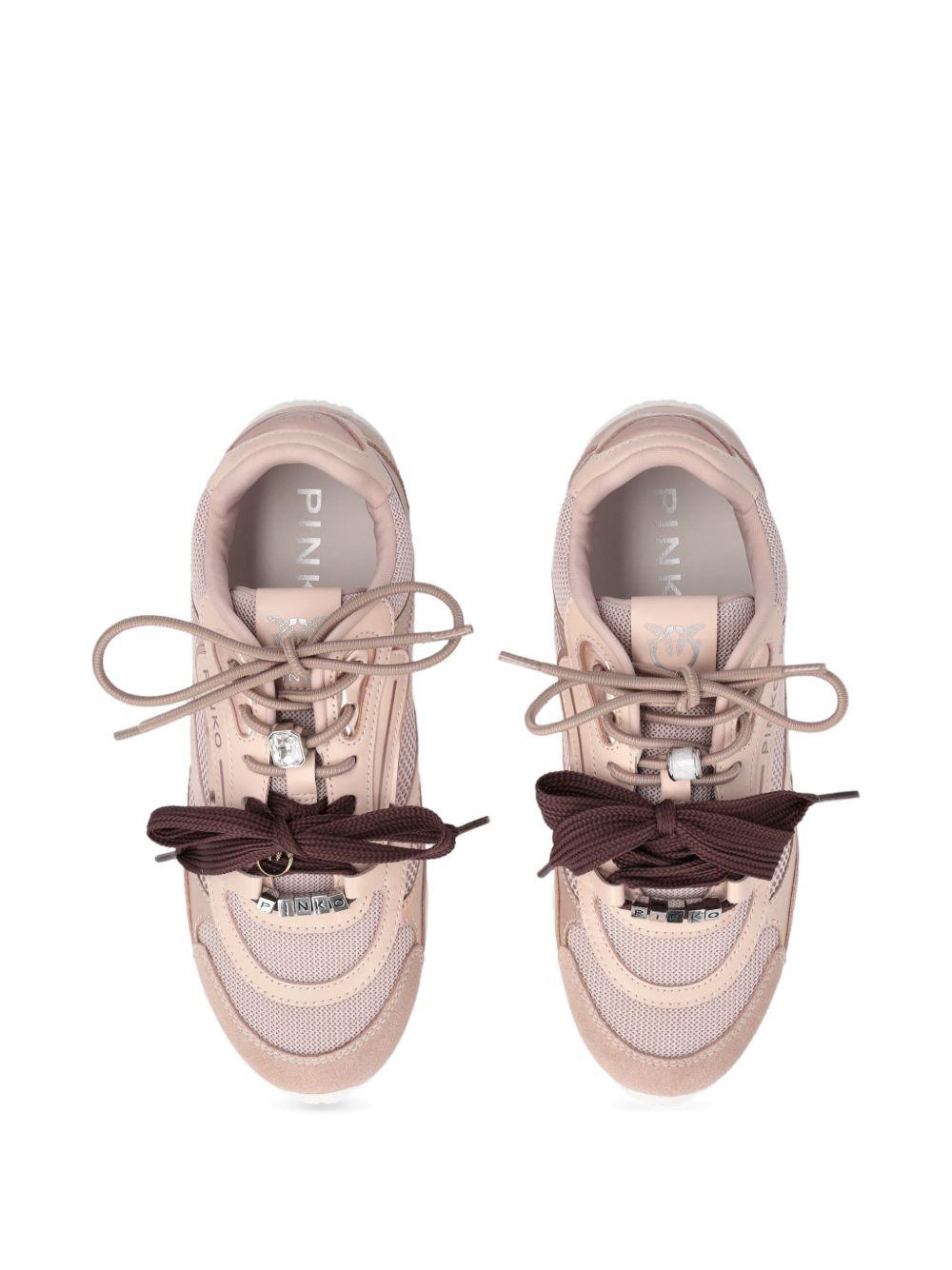 Sneakers in mesh con dettagli metallizzati SS0185P020 P26 PINKO 