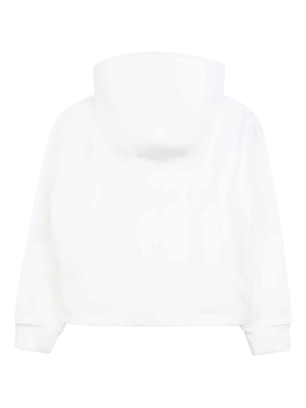 Felpa con Cappuccio e Dettaglio con Logo Frontale H30990 117 GIVENCHY KIDS 