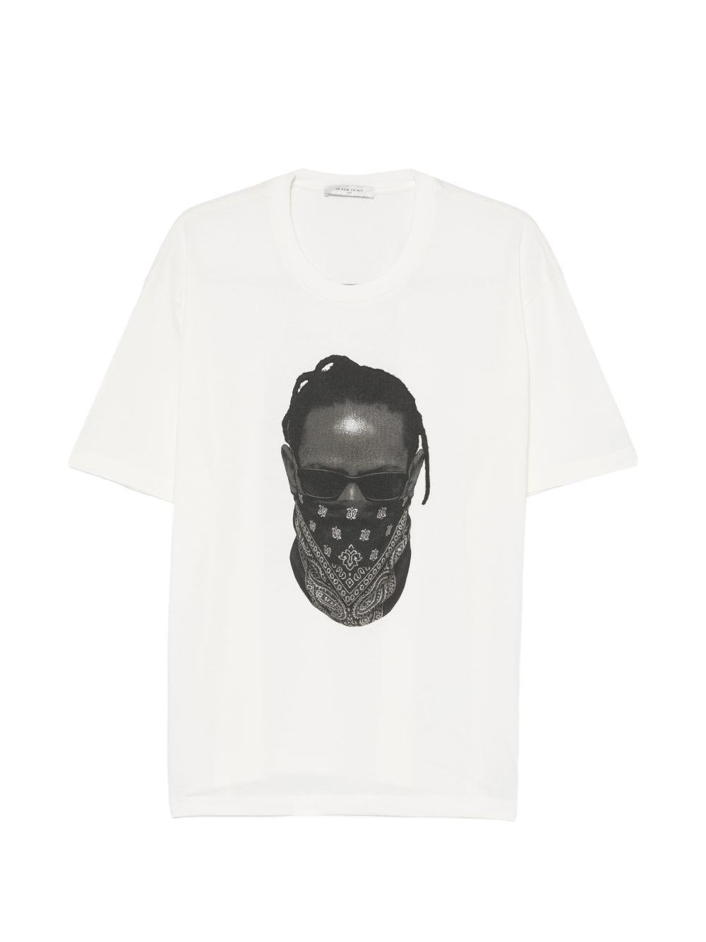 T-shirt in cotone con stampa grafica NUS26278 081 IH NOM UH NIT 