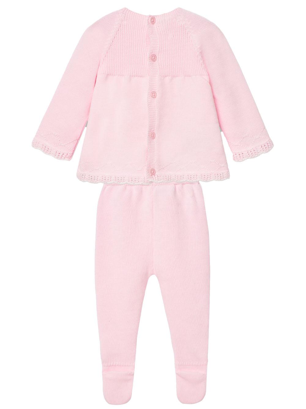 Completo in maglia rosa neonata (2pz) 103122696 3701H82 PAZ RODRIGUEZ KIDS 