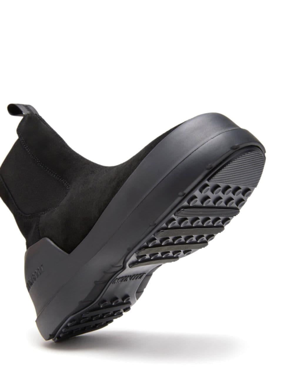 STIVALE LUNA CHELSEA NERO IN PELLE SCAMOSCIATA 80D2480050 N001 MOON BOOT 