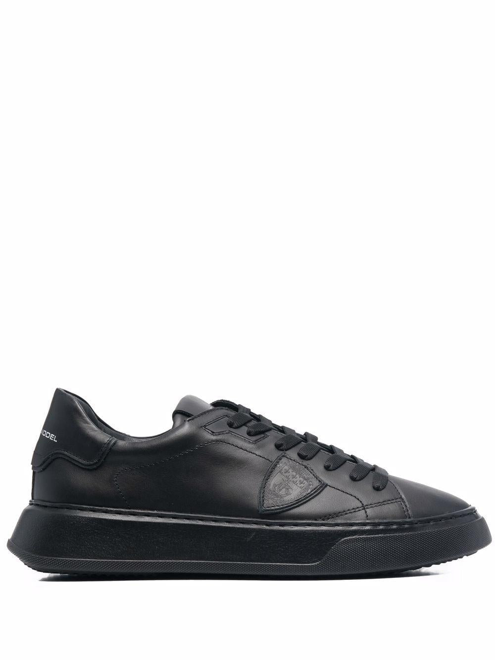 Sneakers temple low nere uomo