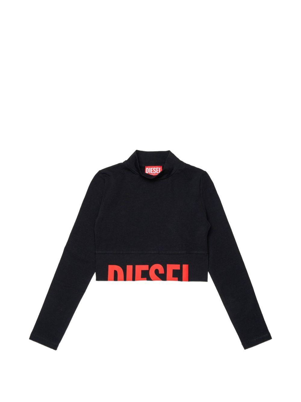 T-shirt Nero J02935KYA0L K900 DIESEL KIDS 