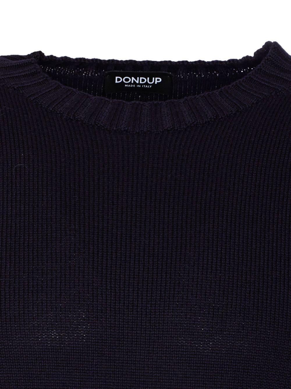 Maglione a Girocollo conTrama a Coste UT264M00856U002DUW25 890 DONDUP 