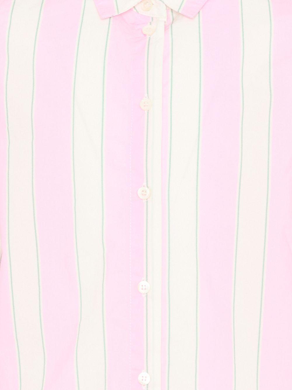Camicia a righe con bottoni BRIG003 00897L MC2 SAINT BARTH KIDS 