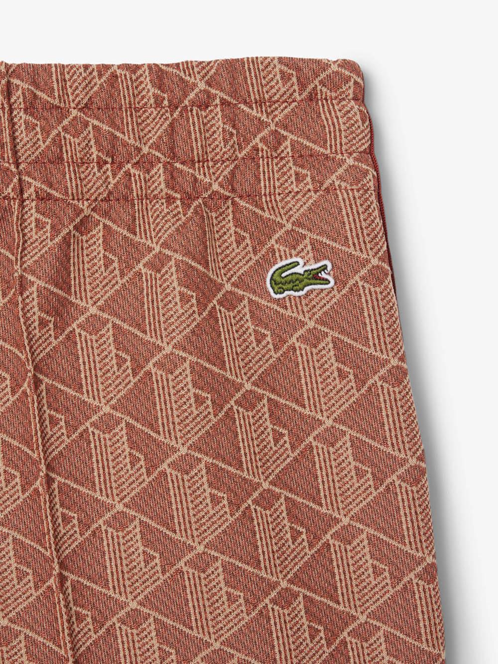 Pantatuta coccio logo monogram all-over donna XF9313 GTI LACOSTE 