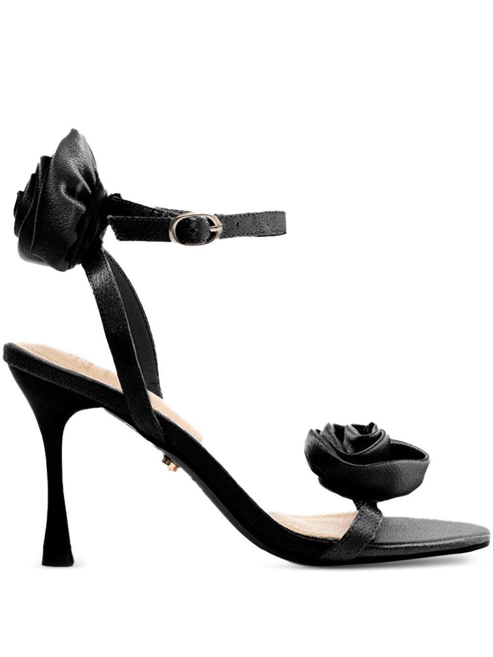 SANDALI CALCUTTA NERO CALCUTTA NER TWENTY FOURHAITCH 