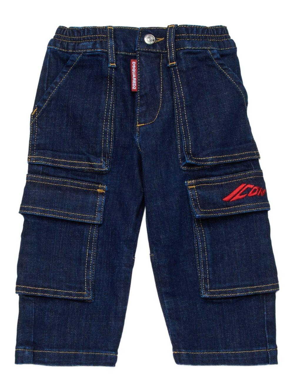 Jeans Blu Denim Icon DQ3149D0AFL DQ01 DSQUARED KIDS 
