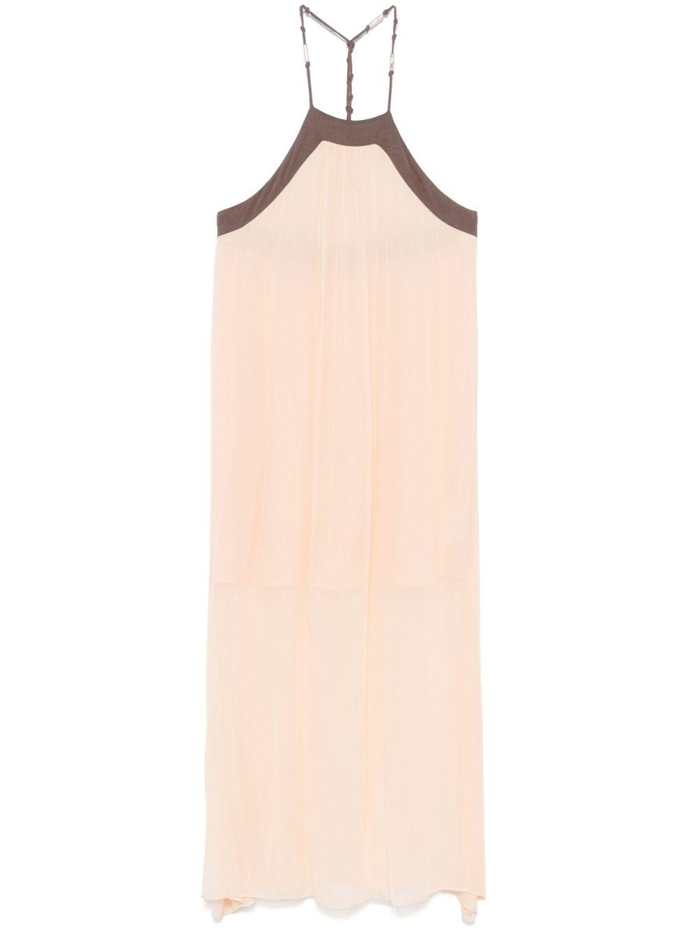 Abito midi bicolor