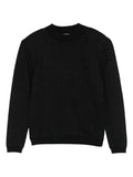 Black Sweater with Monogram