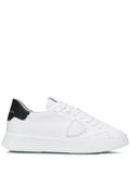 Sneakers in pelle con suola chunky