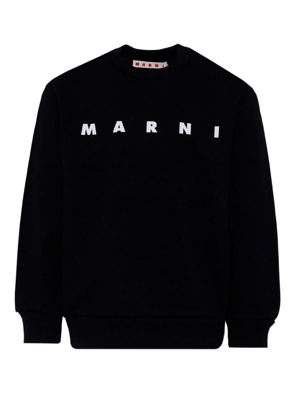 Felpa con logo M01612M00V0 0M900 MARNI KIDS 