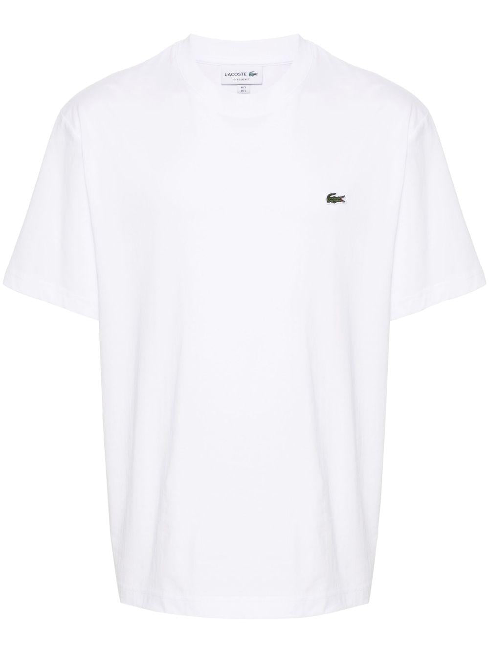 T-shirt in cotone girocollo TH7318 001 LACOSTE 