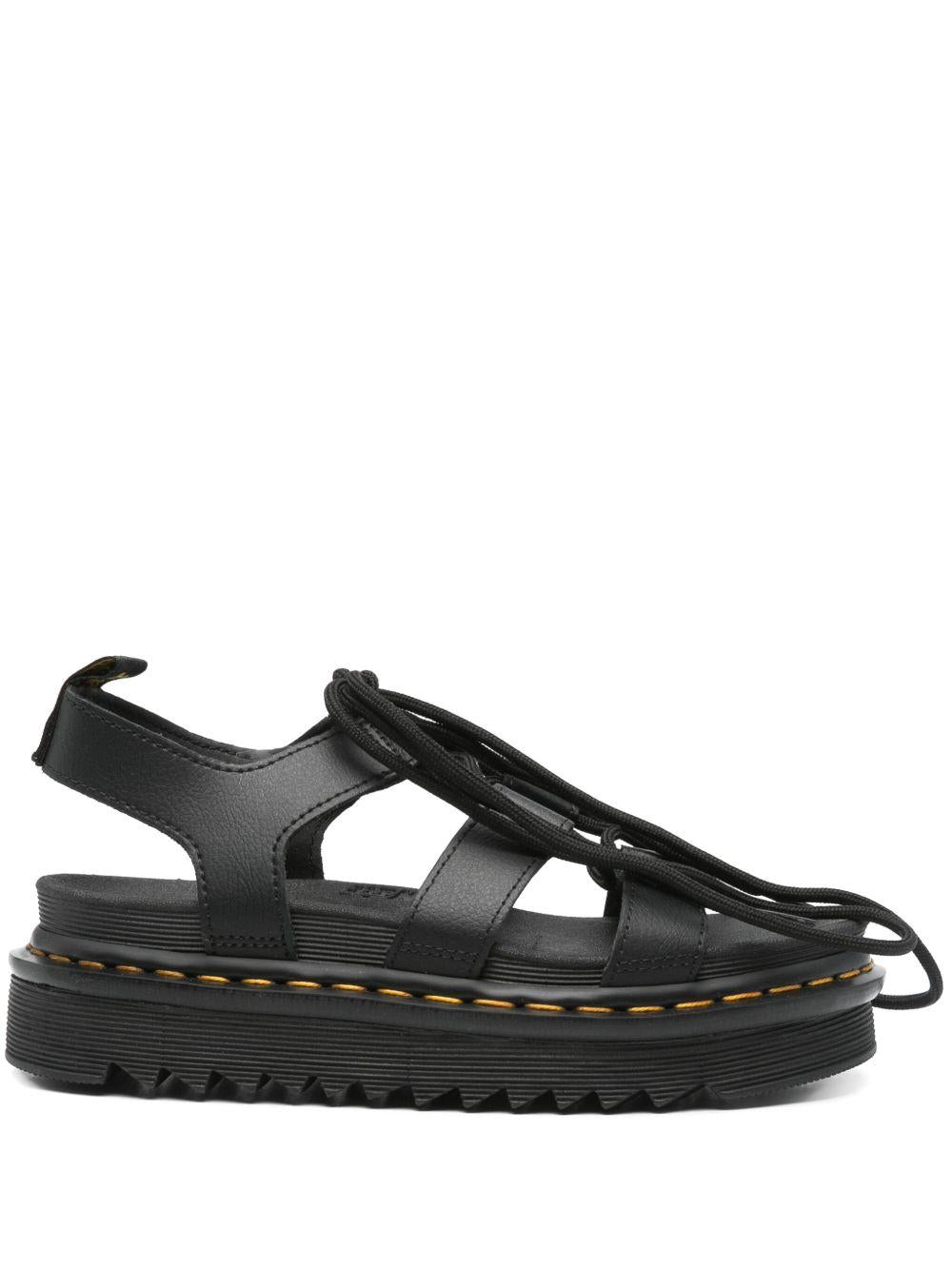 Sandalo Nartilla nero con lacci gladiatore 31617 001 DR.MARTENS 