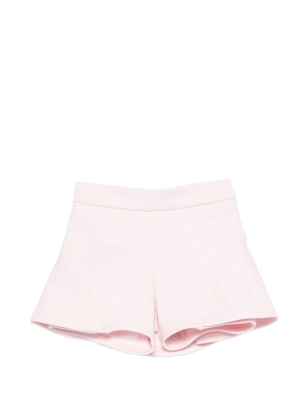 Shorts in cotone cipria H31183 44Z GIVENCHY KIDS 