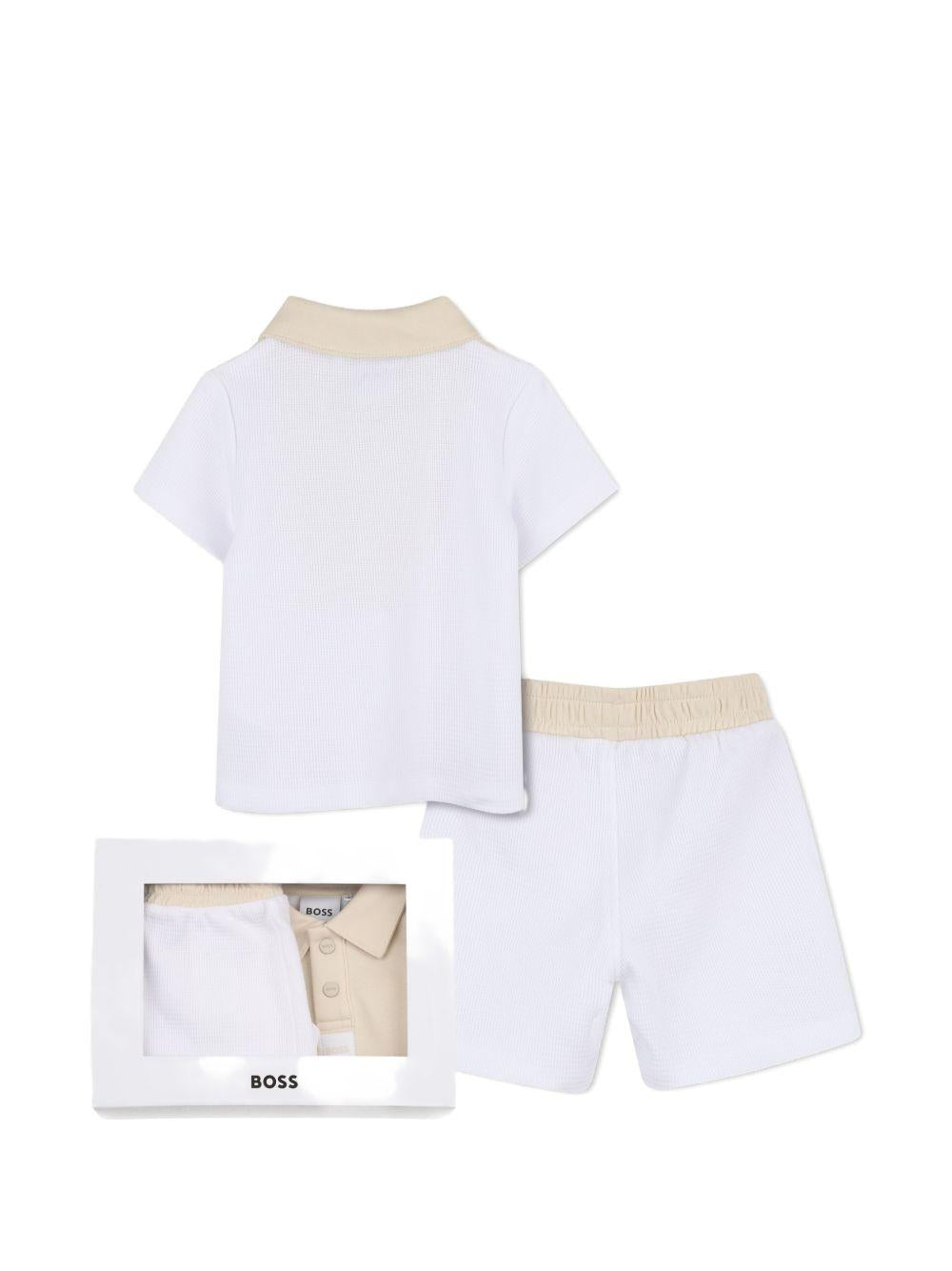 Completo polo e shorts due pezzi J53047 10P BOSS KIDSWEAR 
