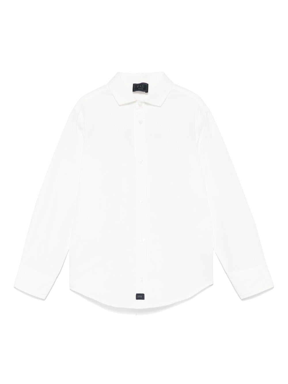 Camicia con colletto FW5Q20P0013 101 FAY KIDS 
