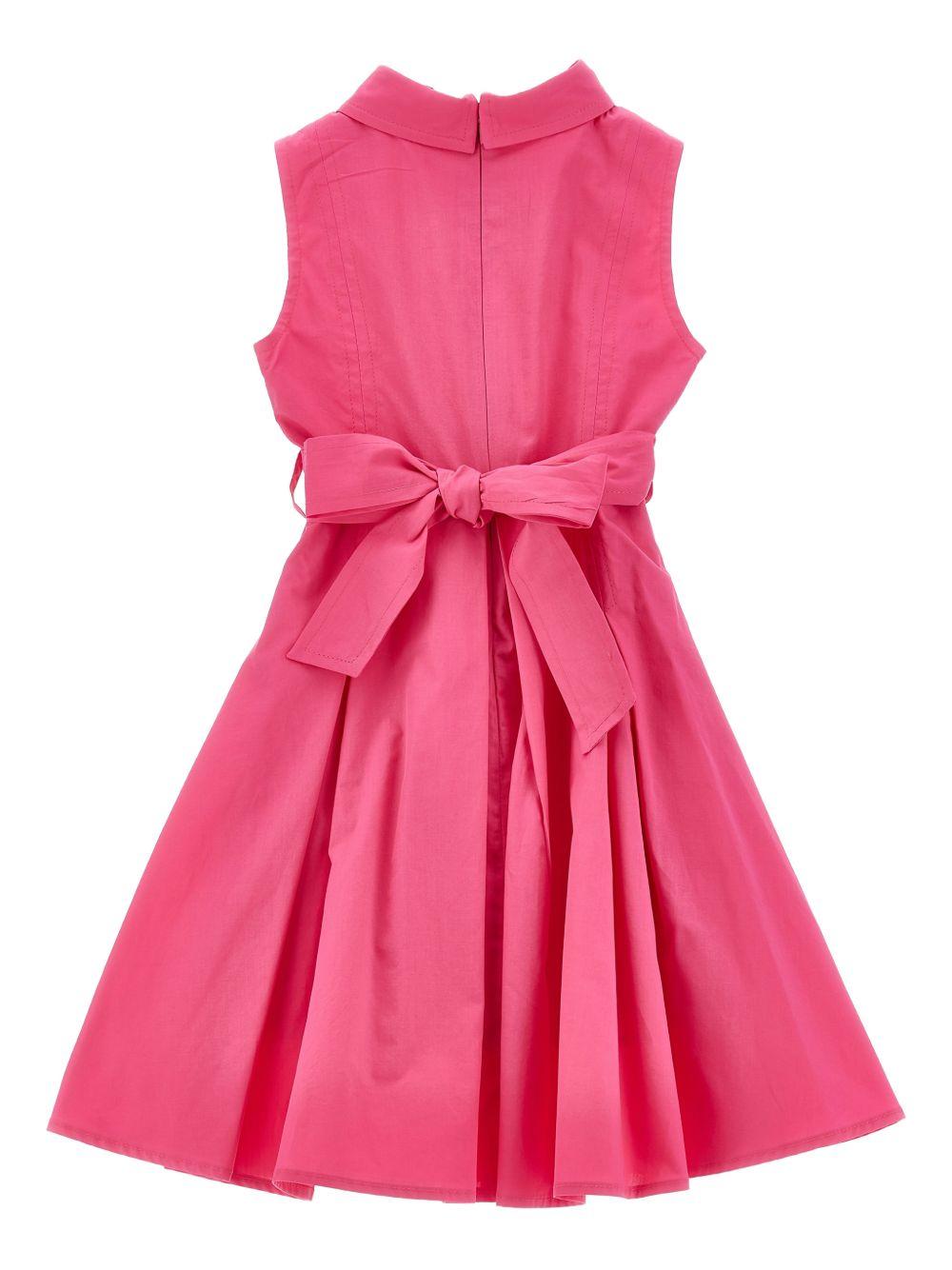 Abito camicia senza maniche con cintura 17G9017116 0097 MONNALISA KIDS 