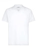 Polo regular logo ricamato  bianca