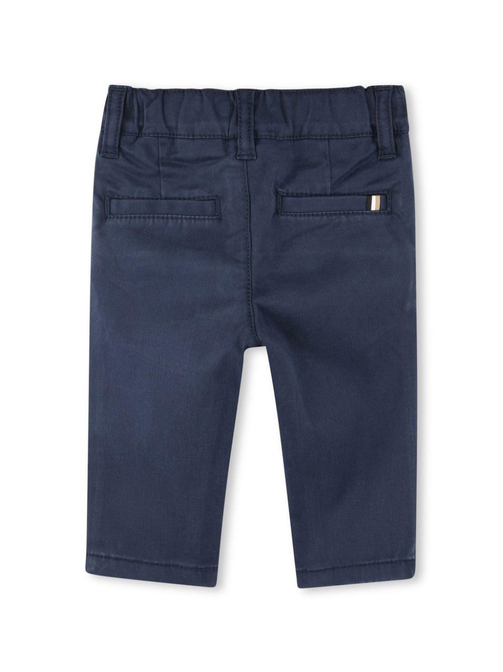 Pantalone blu neonato