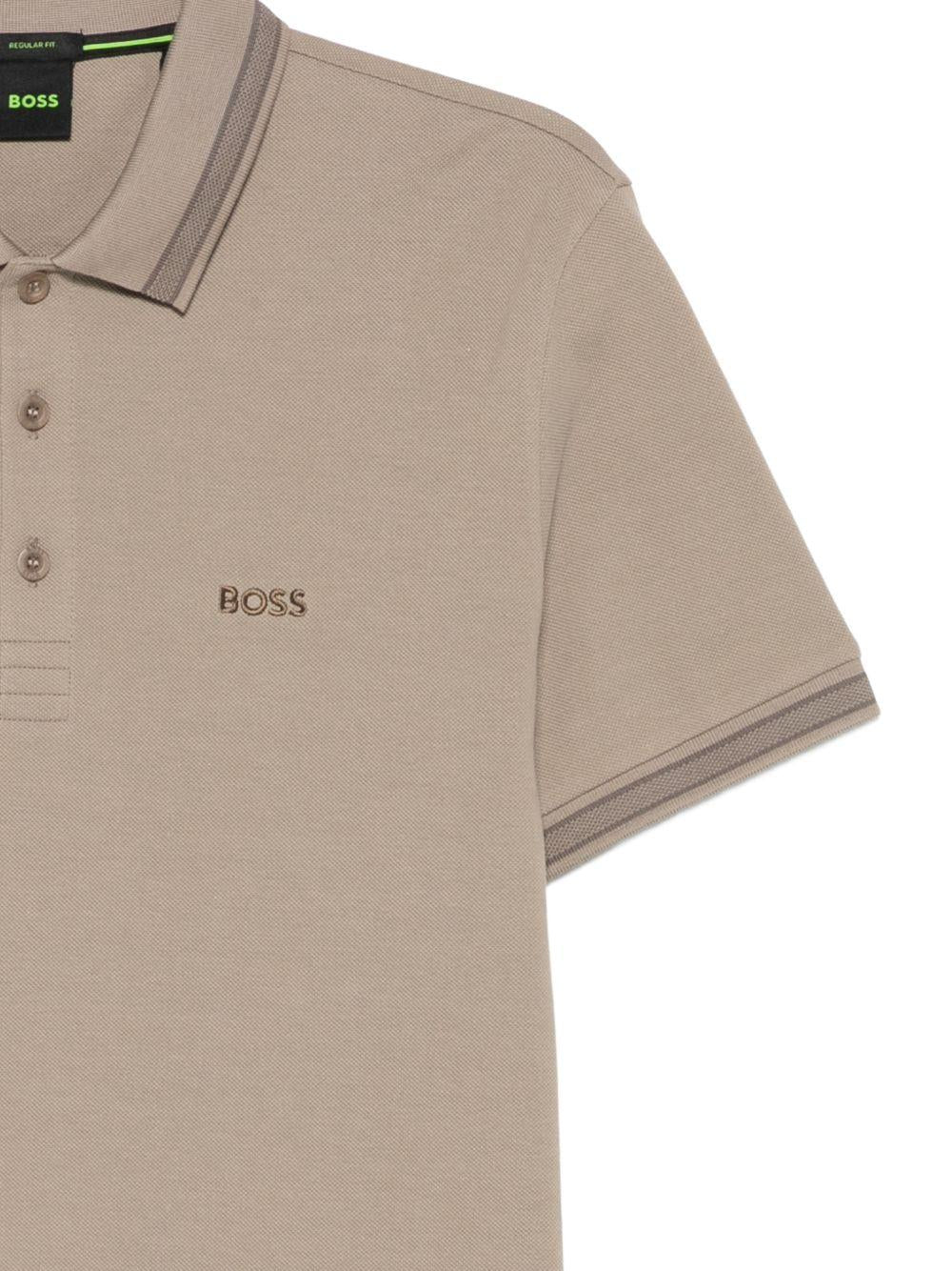 Polo con placca bottoni 50469055 339 BOSS 