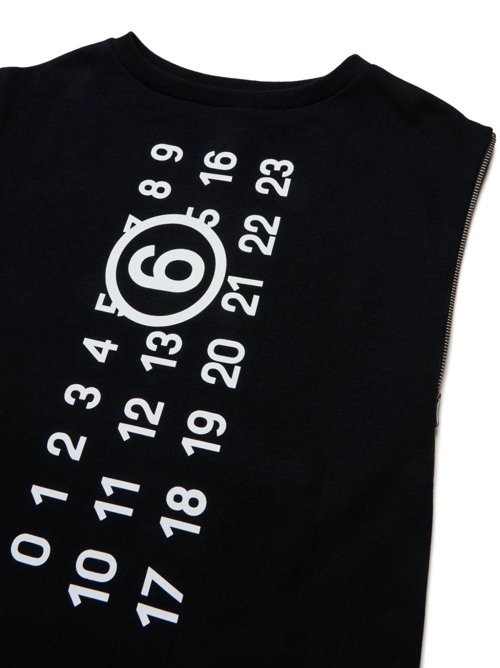 Abito con grafica numerica M60850MM02X M6900 MM6 MAISON MARGIELA KIDS 