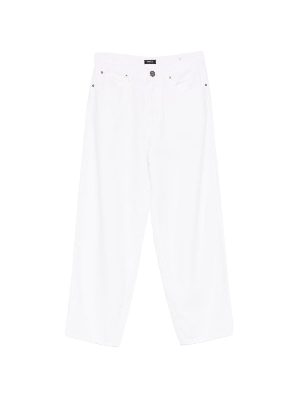 Jeans a vita alta gamba dritta 103857A3E1 Z04 PINKO 