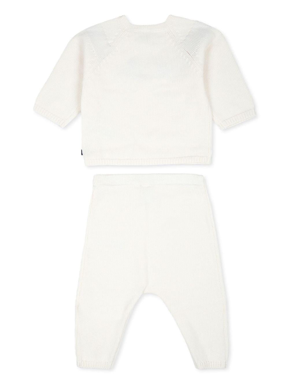Set in maglia con cuori girocollo (2pz) A0AXZ 01 PETIT BATEAU KIDS 