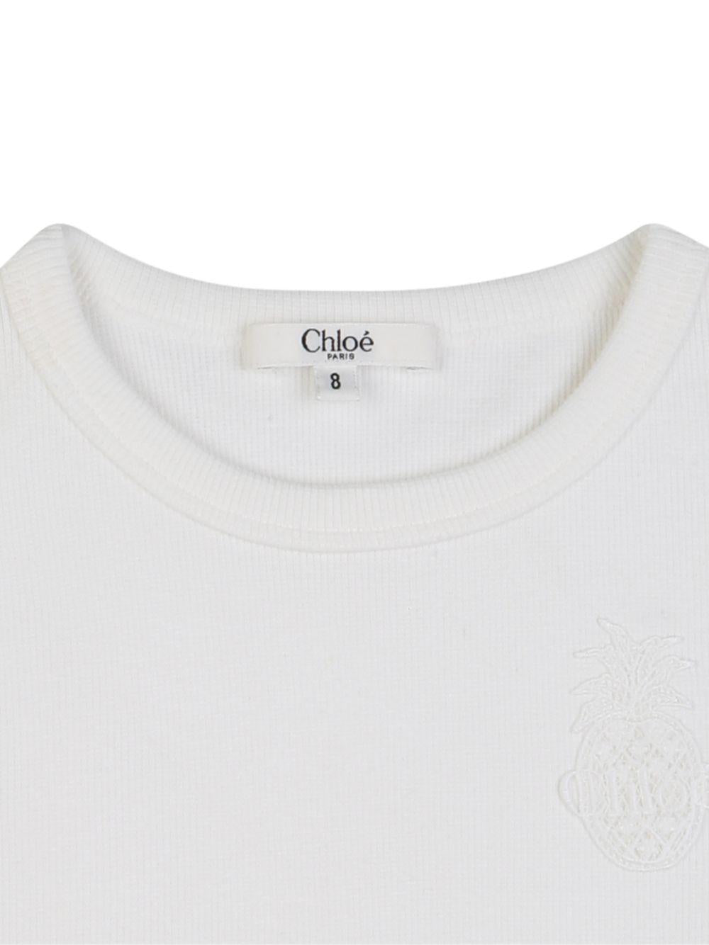 Canotta a coste senza maniche C20852 117 CHLOE KIDS 